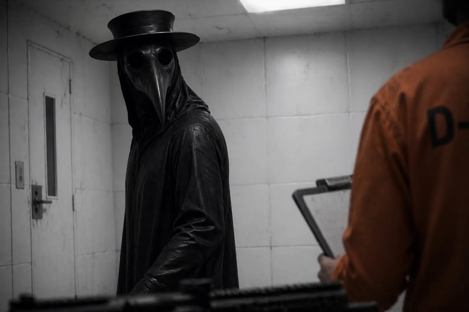 SCP-049 が D-1103 に診察を申し出る瞬間